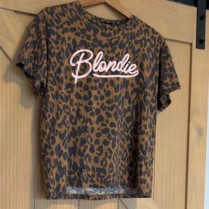 Leopard Print 'Blondie' T-Shirt